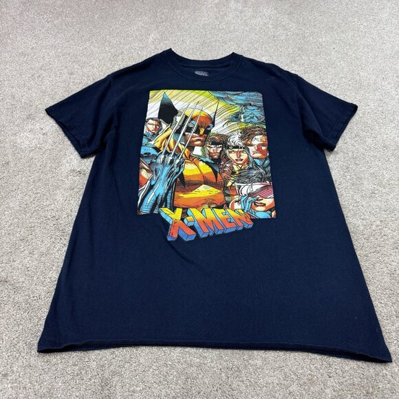 Marvel T-Shirt Men’s Blue Short Sleeve Size Medium - Picture 5 of 9